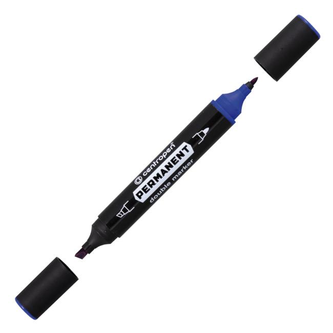 [CE166630] Permanent marker Centropen 1666 double blue
