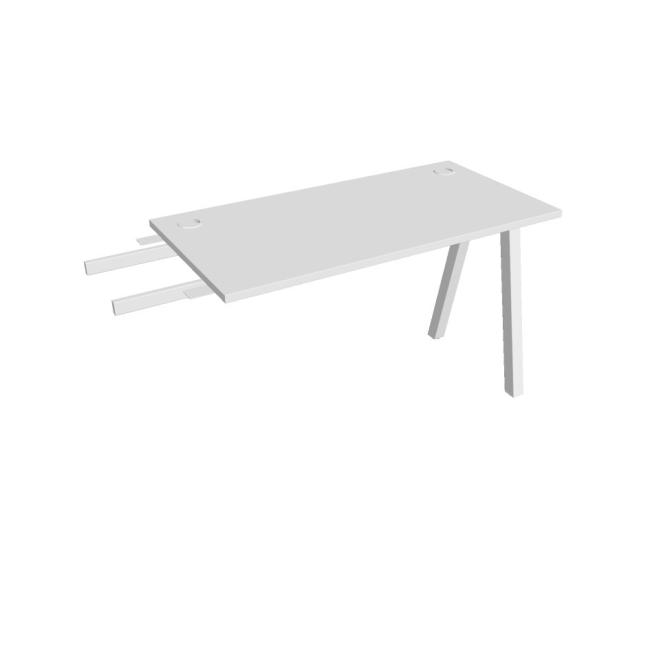 Work table UNI A, vertically chained, 120x75.5x60 cm, white/white