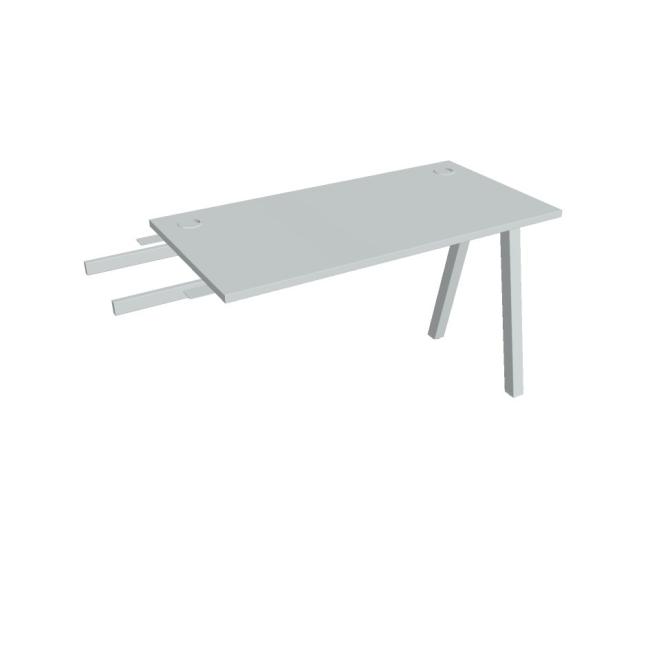 Work table UNI A, vertically chained, 120x75.5x60 cm, gray/grey