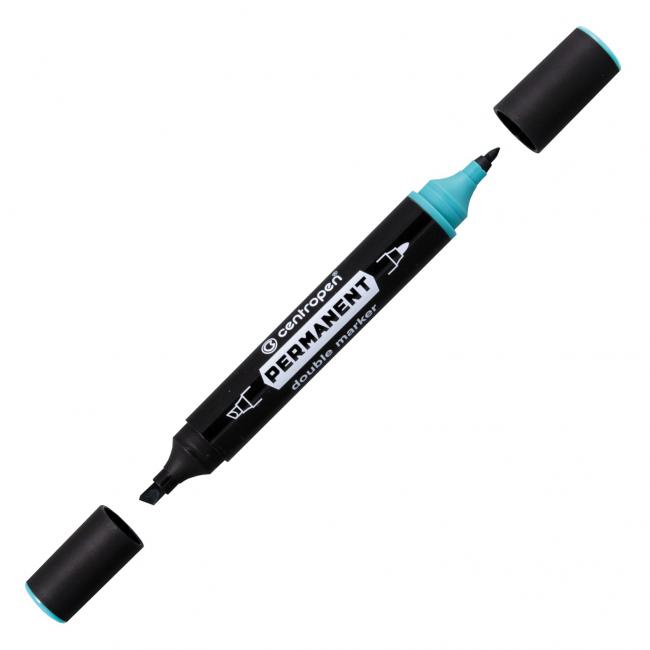 [CE166640] Centropen 1666 double green permanent marker
