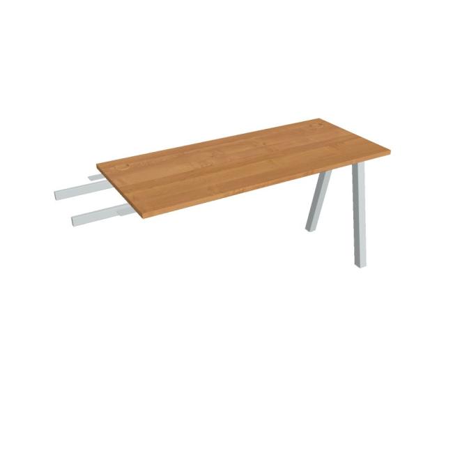 Work table UNI A, vertically chained, 140x75.5x60 cm, alder/grey