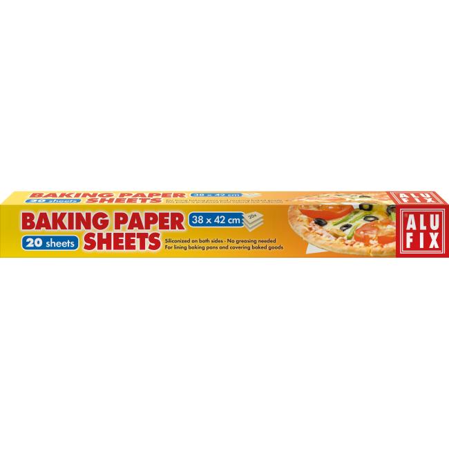Alufix baking paper, 20 sheets, format 38 x 42 cm