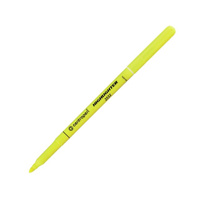 Highlighter Centropen 2532 yellow