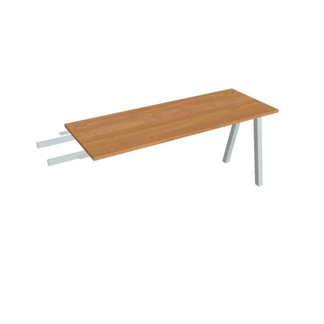 Work table UNI A, vertically chained, 160x75.5x60 cm, alder/grey
