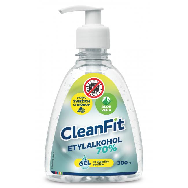 CleanFit disinfectant gel 70% citrus for hands with pump 300 ml