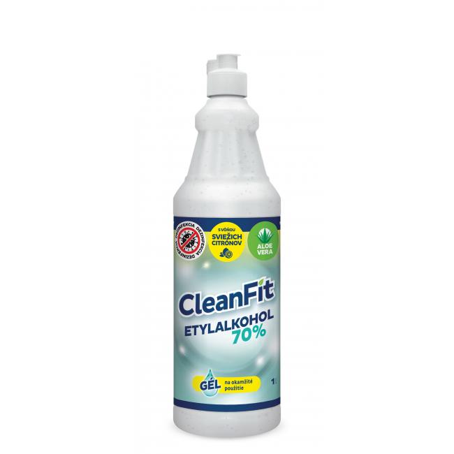[HY999706] CleanFit dezinfekčný gél 70% citrus na ruky 1 l + pumpička ZADARMO