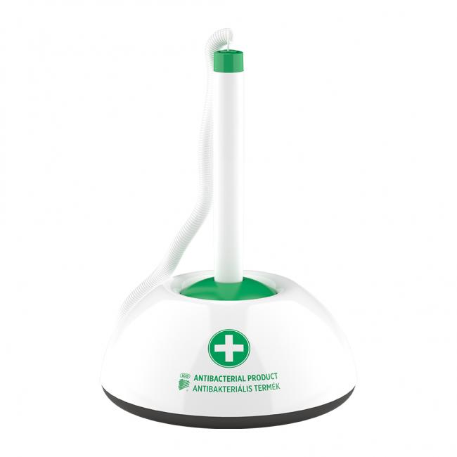 Antibacterial ICO ballpoint pen with stand
