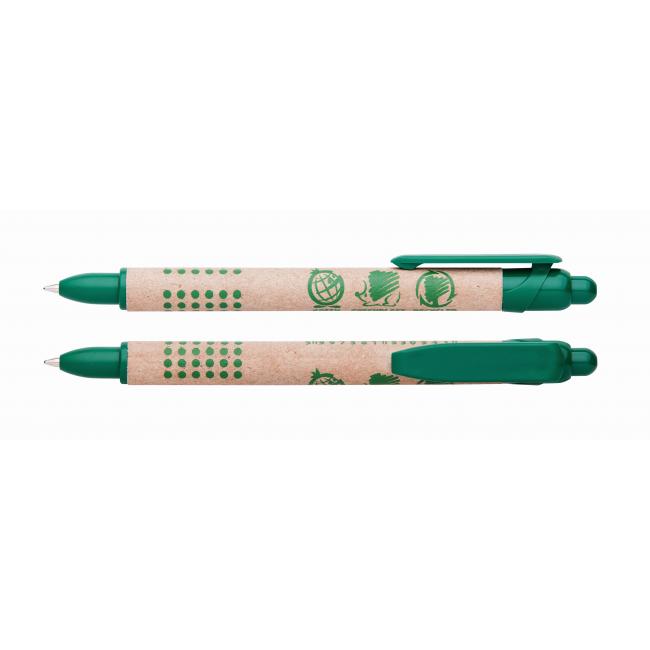 ICO green click ballpoint pen