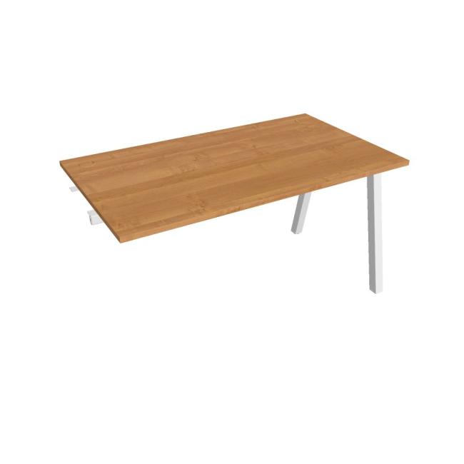 Work table UNI A, extendable. chain, 140x75.5x80 cm, alder/white
