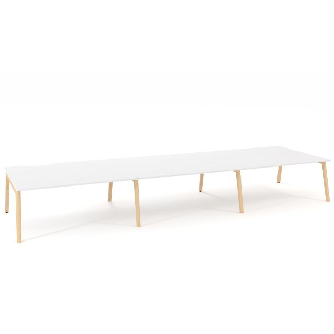 [IR100026] Work tables Bench ALFA ROOT 540x160cm, white