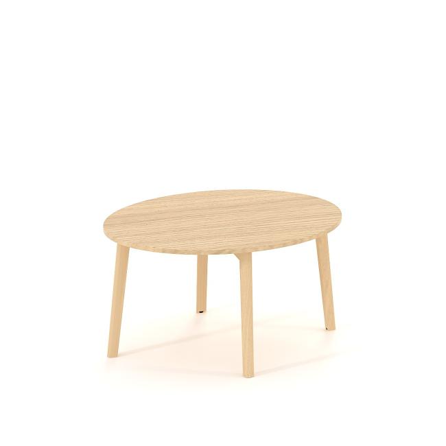 [IR100041] Konferenčný stolík ROOT okrúhly, d=90/v=47,7cm, dub