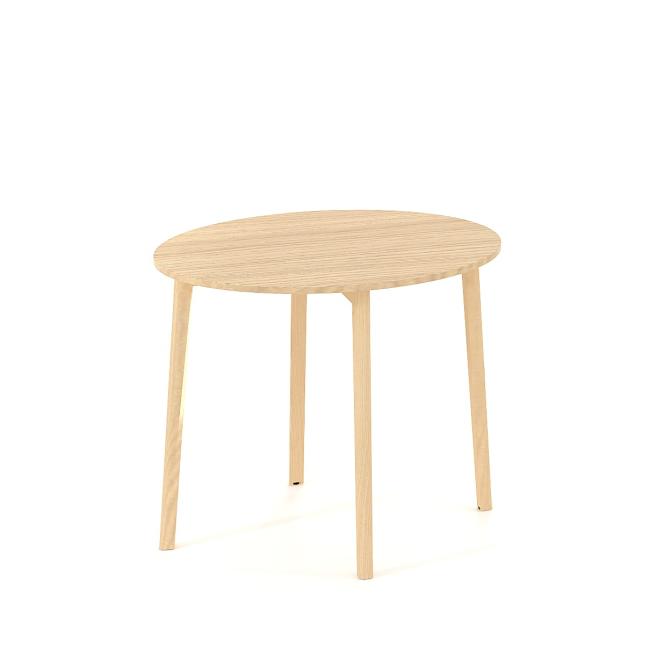 [IR100043] Rokovací stôl ROOT okrúhly, d=90/v=74,2cm, dub