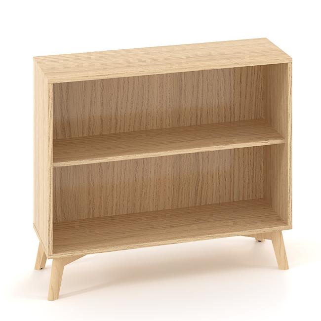 Shelf cabinet ALFA ROOT niche, 1 shelf, 80x45x88.7cm, oak