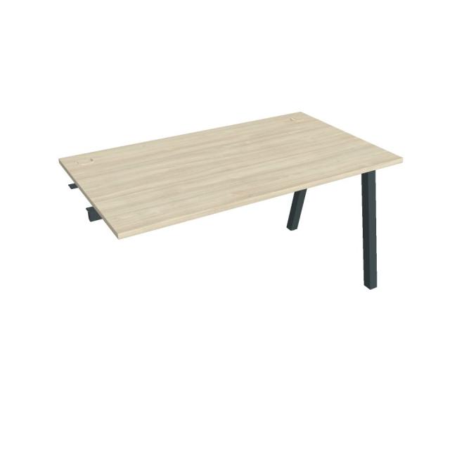 Work table UNI A, extendable. chain, 140x75.5x80 cm, agate/black