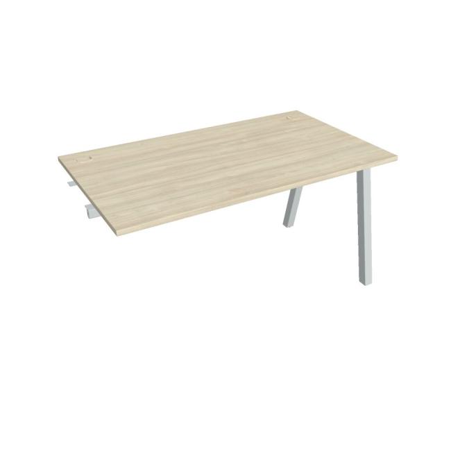 Work table UNI A, extendable. chain, 140x75.5x80 cm, agate/grey