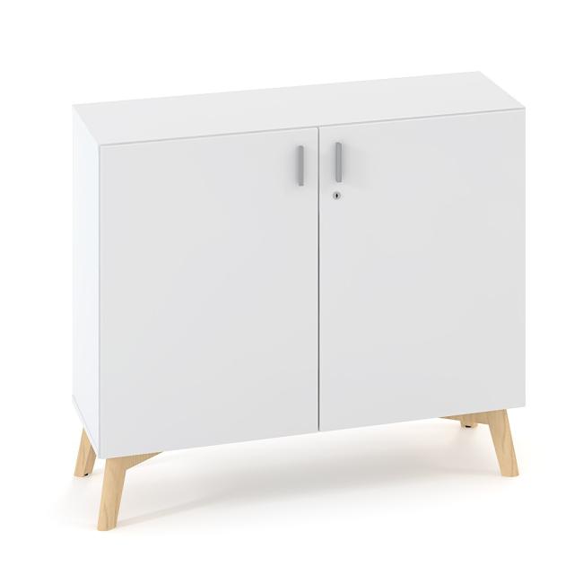 [IR100063] Knižnica ALFA ROOT, 1 polica, 100x47x88,7cm, biela