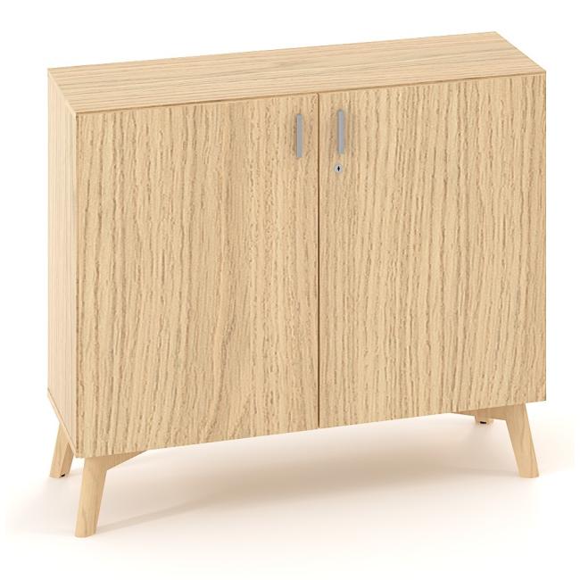 Knižnica ALFA ROOT, 1 polica, 100x47x88,7cm, dub