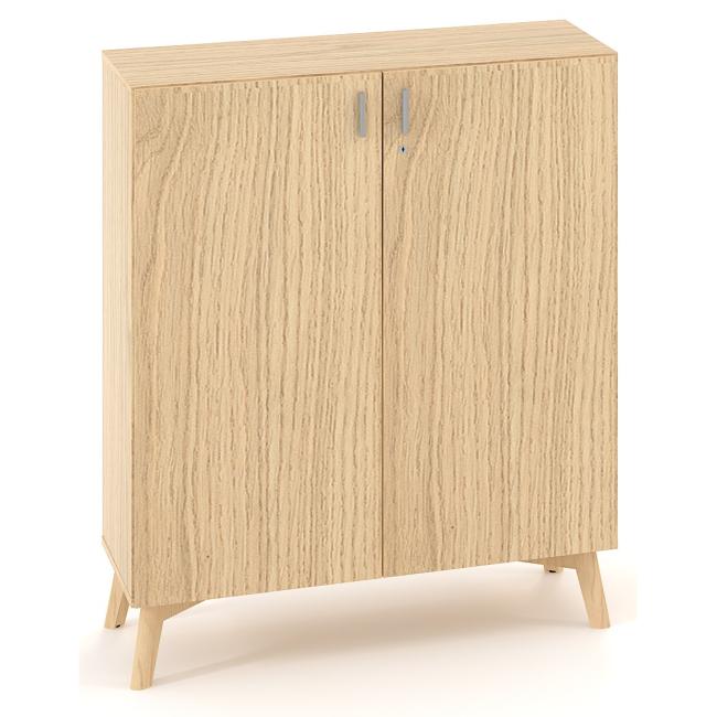 [IR100066] Policová skriňa ALFA ROOT, 2 police, 100x47x121,5cm, dub