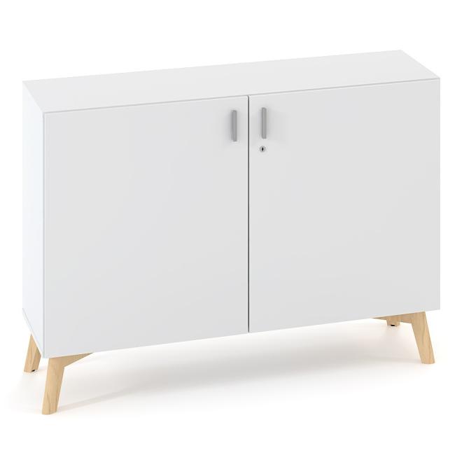 [IR100067] ALFA ROOT bookcase with long partition, 1 shelf, 120x47x88.7cm, white