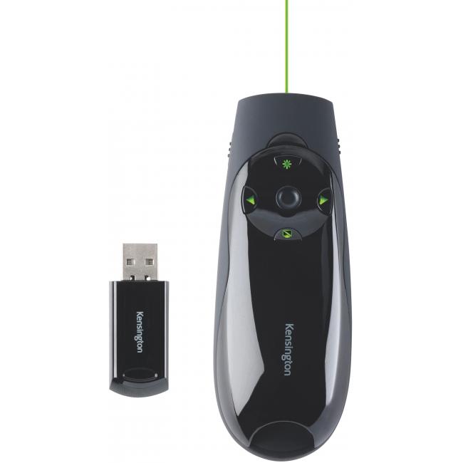 [KE072426] Presentation pointer Kensington green laser beam and cursor control