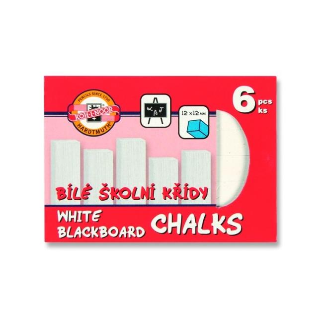 [KH111504] White chalk 6 pcs