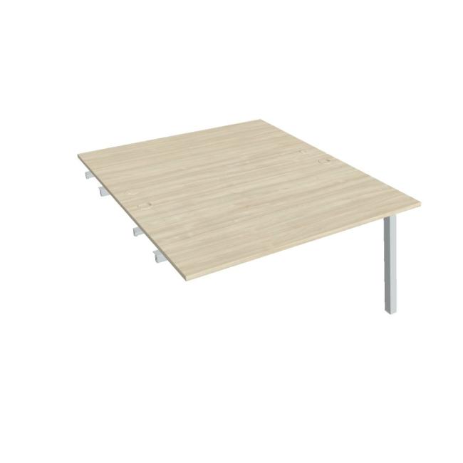 Work table UNI A, extendable. chain, 140x75.5x160 cm, agate/grey