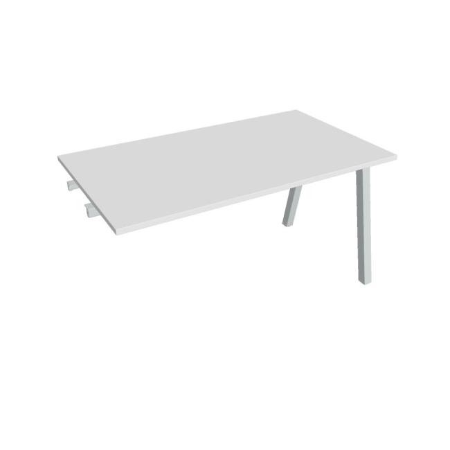 [ON920670] Conference table UNI A, late. chain, 140x75.5x80 cm, white/grey