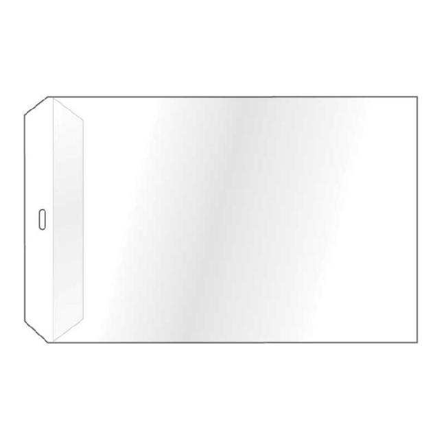 [KP200500] U package for hanging documents PP 150mic cardboard