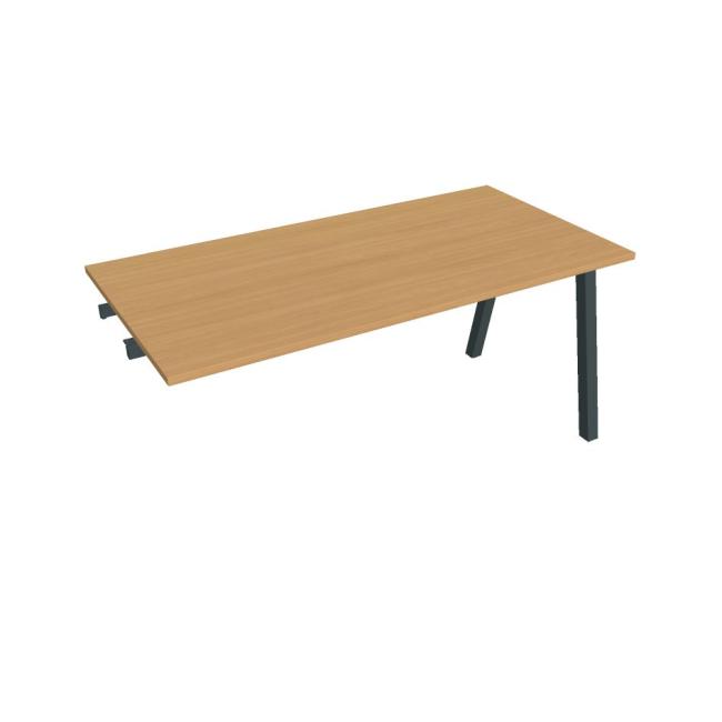Conference table UNI A, late. chain, 160x75.5x80 cm, beech/black