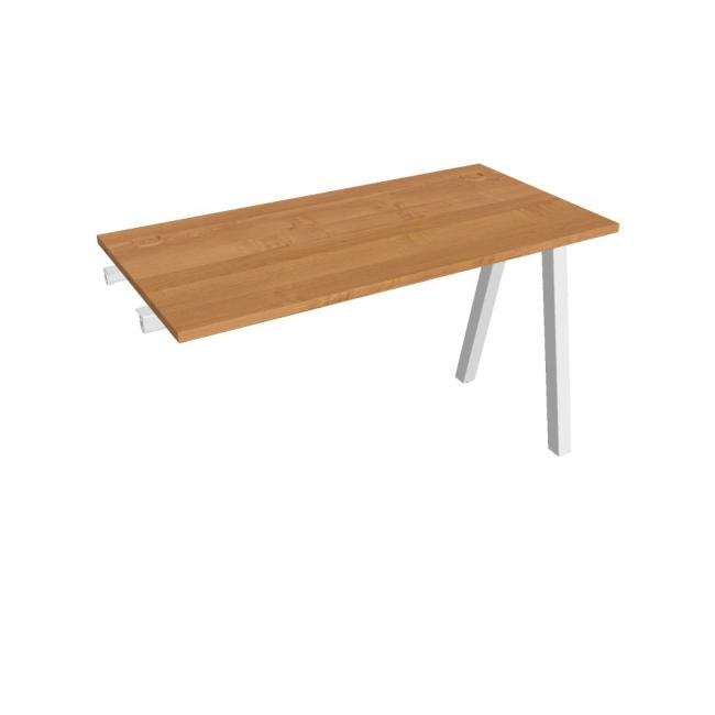 Work table UNI A, extendable. chain, 120x75.5x60 cm, alder/white