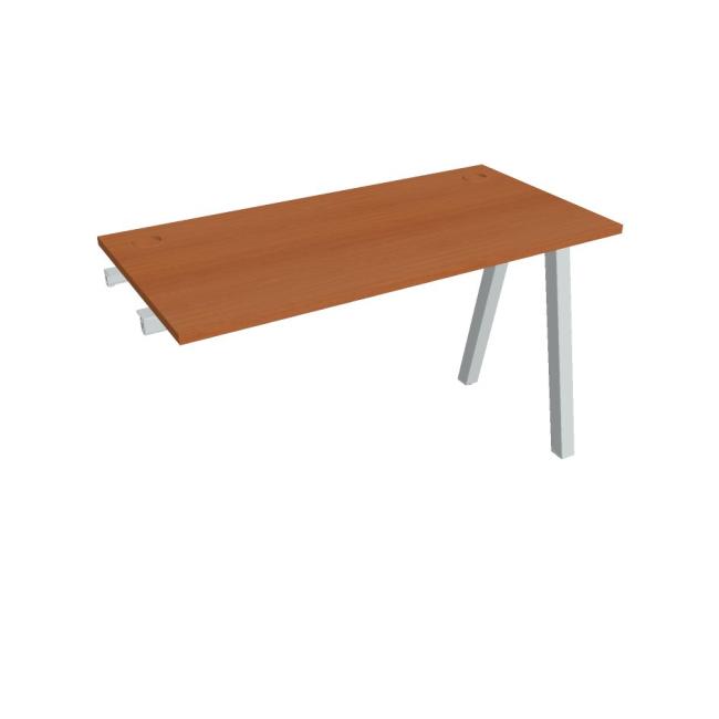 Work table UNI A, extendable. chain, 120x75.5x60 cm, cherry/grey