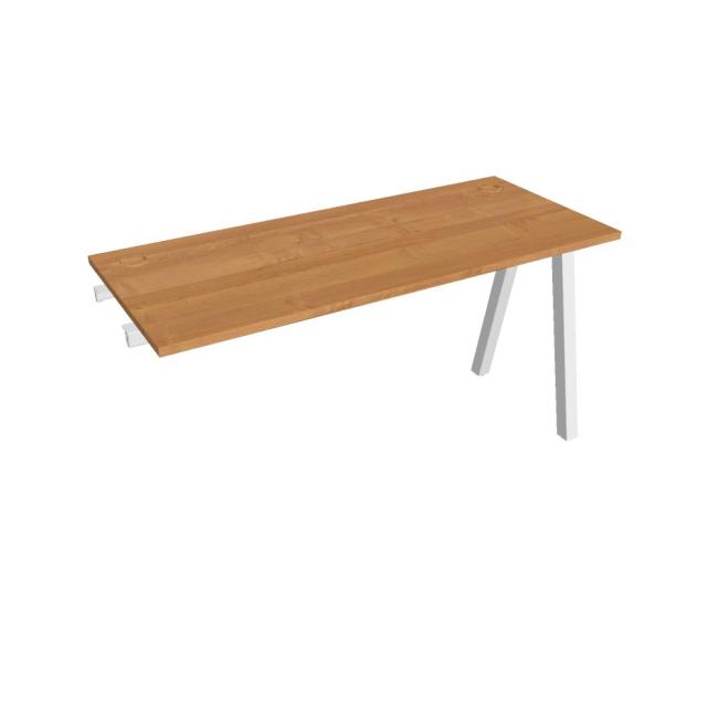 Work table UNI A, extendable. chain, 140x75.5x60 cm, alder/white