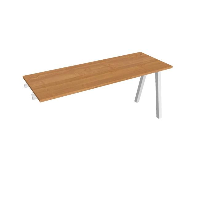 Work table UNI A, extendable. chain, 160x75.5x60 cm, alder/grey