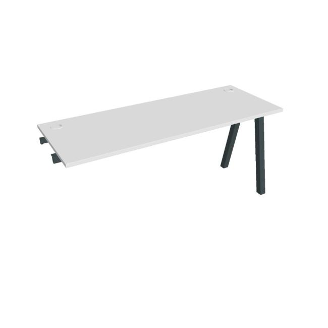 [ON920849] Work table UNI A, extendable. chain, 160x75.5x60 cm, white/black