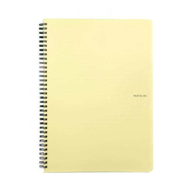 Notepad A4 Cardboard PP Pastelini yellow