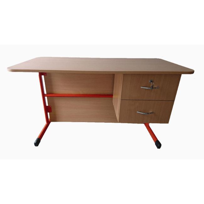 [AB300100] Teacher's chair with 2 drawers, red
