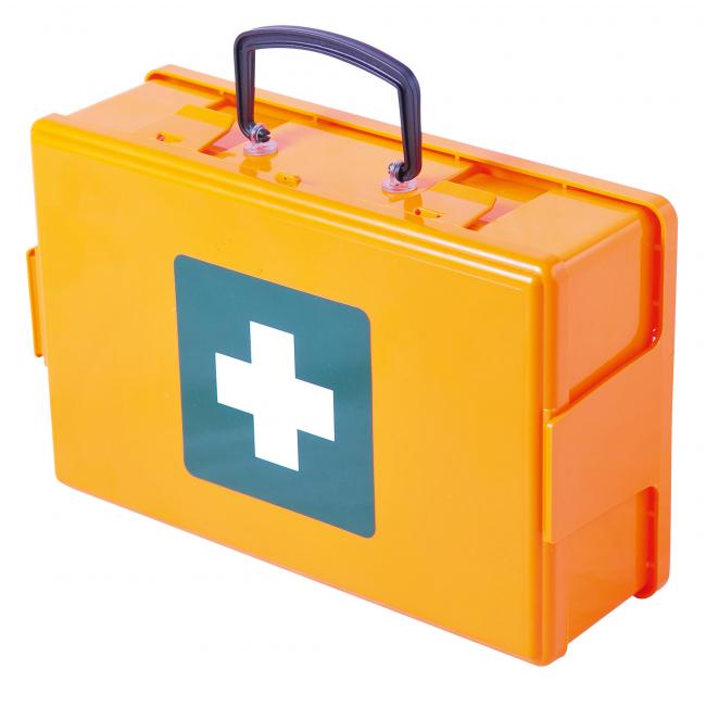 Plastic first aid case without filling, small
