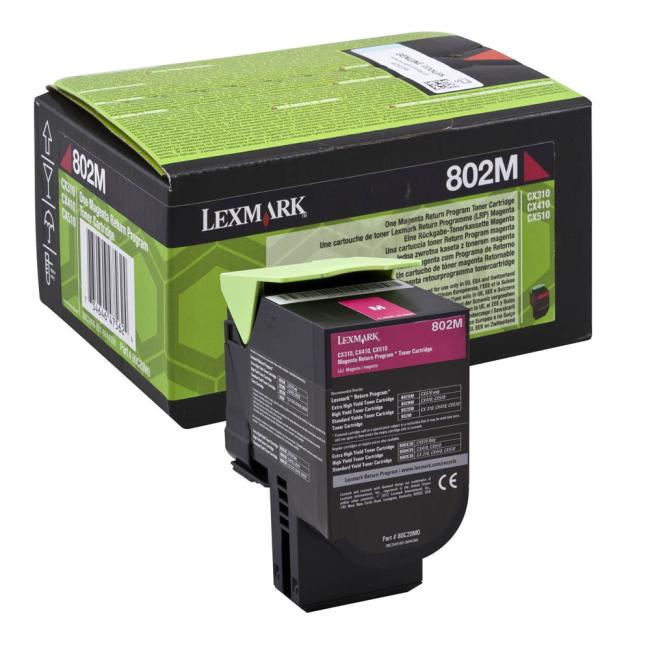 [LK030896] Toner Lexmark 802M magenta (1.000 str.) pre CX310/CX410/CX510