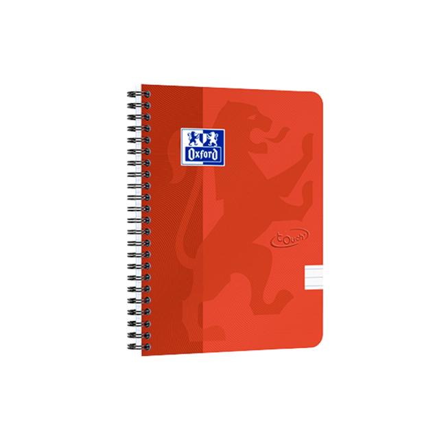 Pad Oxford Nordic Touch red, A5+, 70 sheets, lined