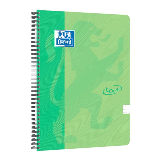 Pad Oxford Nordic Touch green, A4+, 70 sheets, lined