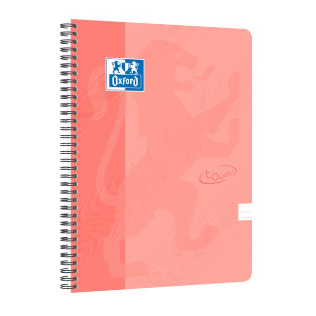 Podložka Oxford Nordic Touch lososová, A4+, 70 listov, podšívka