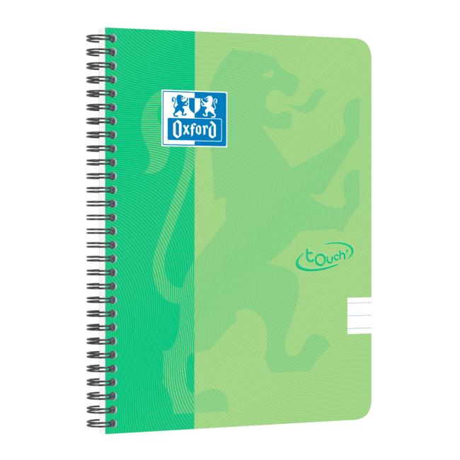 Pad Oxford Nordic Touch green, A5+, 70 sheets, lined