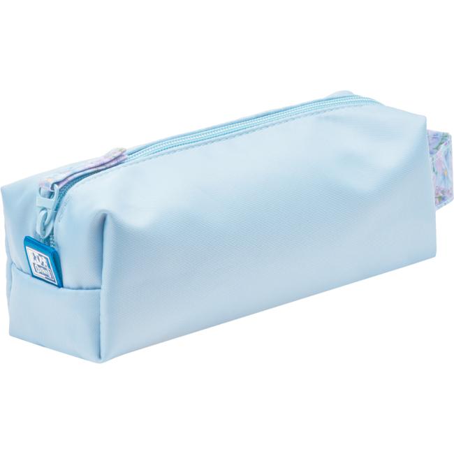 Pen case Quattro Oxford Flowers blue