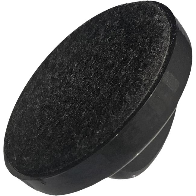 Mini magnetic squeegee with marker holder, black