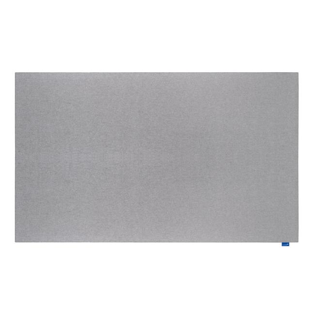 [LM144112] Textile acoustic pegboard WALL-UP horizontal 119.5x200 cm quiet gray