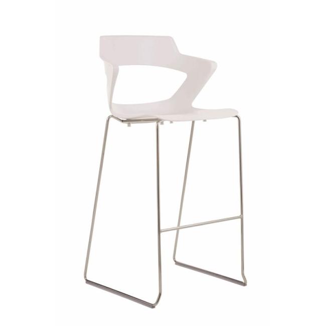 Bar stool Aoki Bar, white