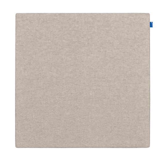 Textile acoustic pin board BOARD-UP 75x75 cm fine beige