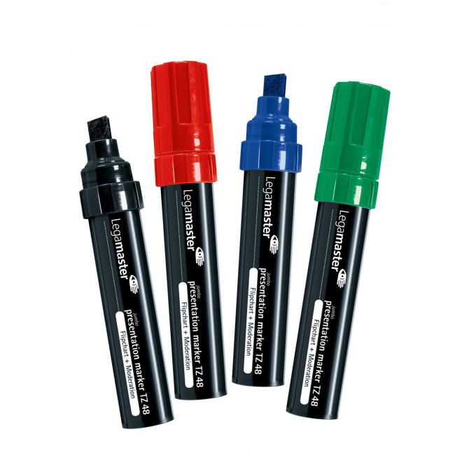 Marker set for flipchart blocks Legamaster JUMBO TZ 48/4S