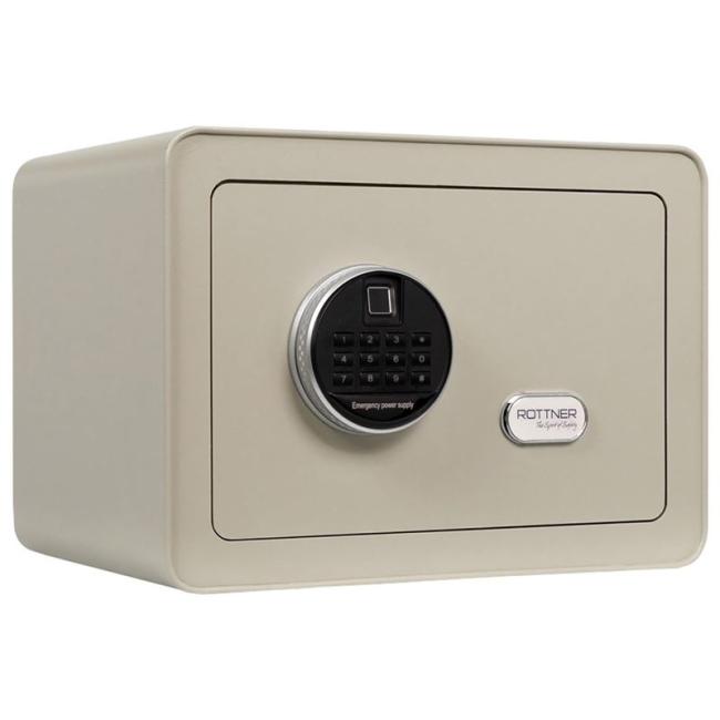 Nábytkový sejf Vintage, elektronický, béžový