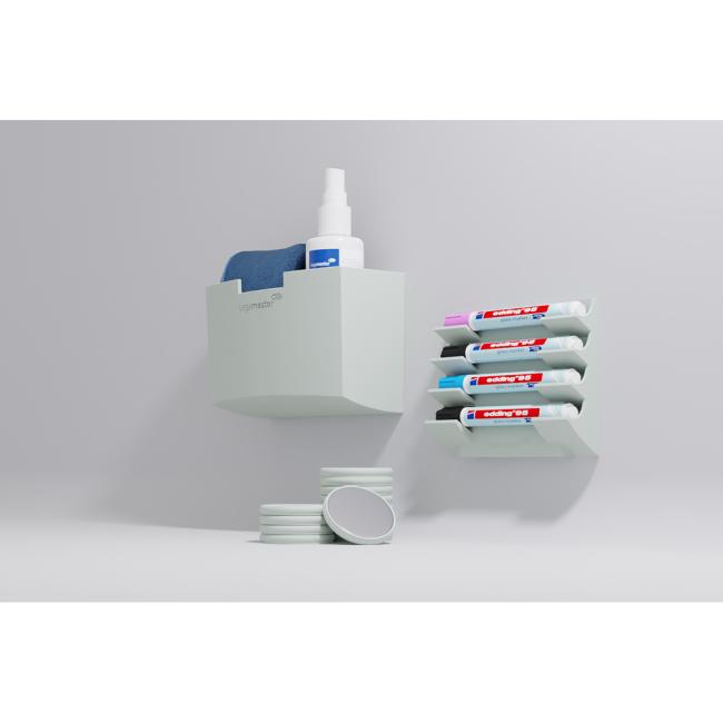 [LM181634] Magnety na sklenené tabule GLASSBOARD, zelené 5 ks